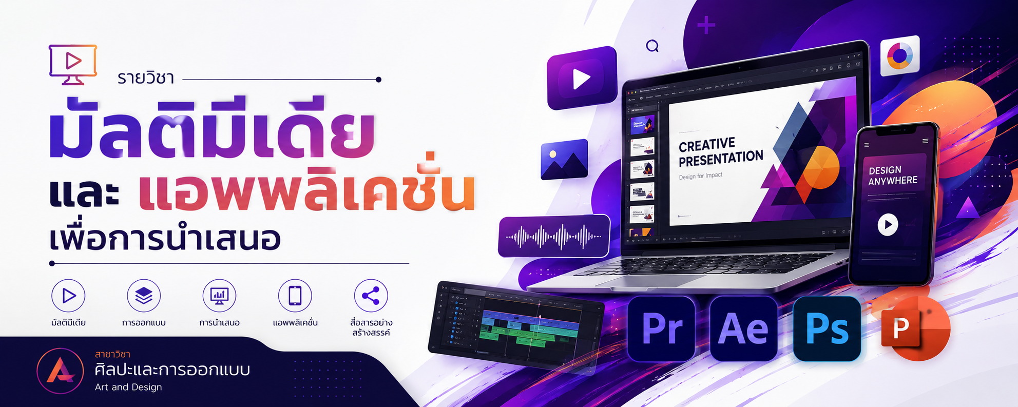 มัลติมีเดียและแอพพลิเคชั่นเพื่อการนำเสนอ
